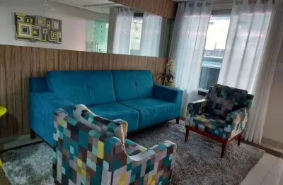 Apartamento para venda com 68 metros quadrados com 2 quartos em caiçara - praia grande - sp