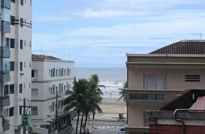 Apartamento dois dormitórios vistinha mar vila tupi praia grande sp