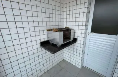 Apartamento um dormitório com varanda gourmet maracanã praia grande sp