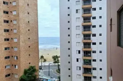 Apartamento um dormitorio vista mar guilhermina praia grande sp