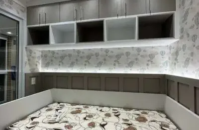 Apartamento dois dormitórios mobíliado campo da aviação