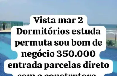 Apartamento dois dormitórios vista mar maracanã praia grande sp