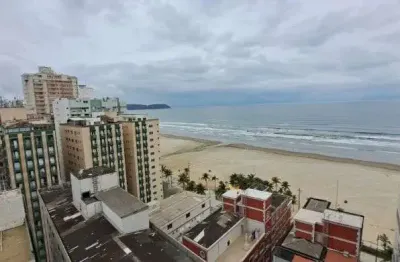 Apartamento dois dormitórios vista mar campo da aviação praia grande sp