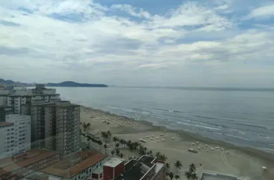 Apartamento para venda com 1 quarto vista mar em ocian - praia grande - sp