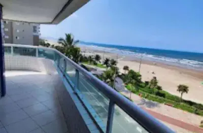 Apartamento três dormitórios vista mar vila caiçara praia grande sp