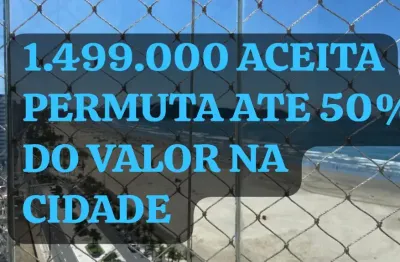 Apartamento três dormitórios com dependência de empregada campo da aviação praia grande