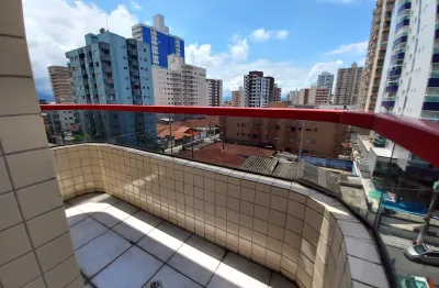 Apartamento dois dormitórios com suite vila tupi praia grande sp