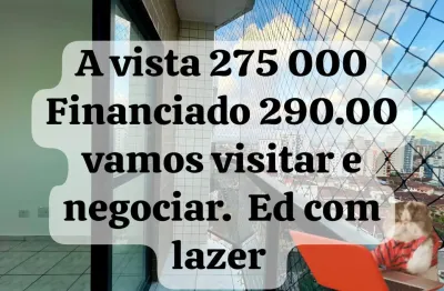 Apartamento um dormitório prédio com piscina vila tupi praia grande sp