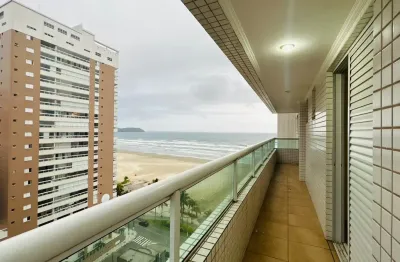 Apartamento dois dormitórios vista mar duas vagas campo da aviação praia grande sp