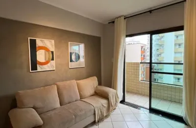 Apartamento um dormitorio mobiliado guilhermina praia grande sp