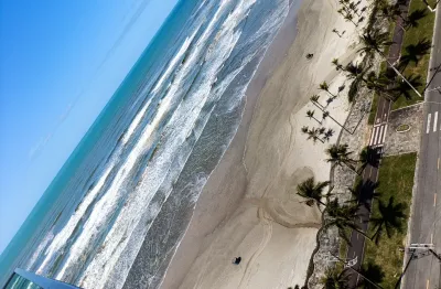 Apartamento dois dormitorios vista mar mobiliado balneario florida praia gramde sp