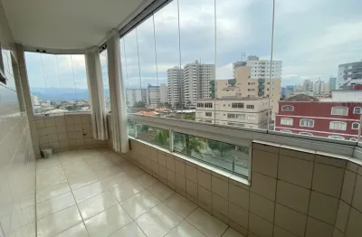 Apartamento dois dormitorios  com suite sacada vila mirim praia grande sp