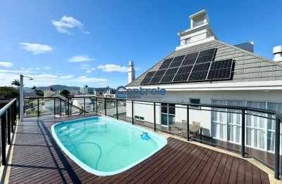 Cobertura com 3 quartos à venda na rua desembargador pedro silva, 1952, coqueiros, florianópolis por r$ 3.250.000