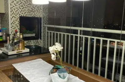 Apto a venda no  tatuapé, semi mobiliado, 02 vagas + depósito, terraço gourmet !!