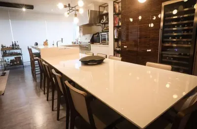 Apto a venda no jd anália franco, mobiliado e decorado, terraço gourmet, 05 vagas !!