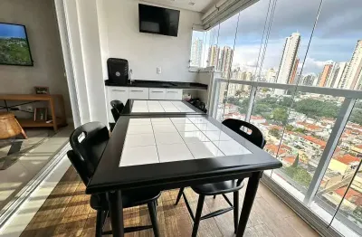 Apto/studio a venda no jd anália franco, mobiliado, terraço gourmet, 01 vaga !!