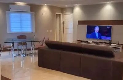 Apto a venda no jd anália franco, andar alto, semi mobiliado, 03 suítes, 04 vagas !!