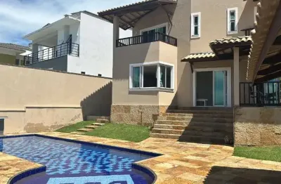 Casa a venda em condomínio fechado em cumbuco no ceara, mobiliada, 04 suítes, 08 vagas, piscina, churrasqueira !!