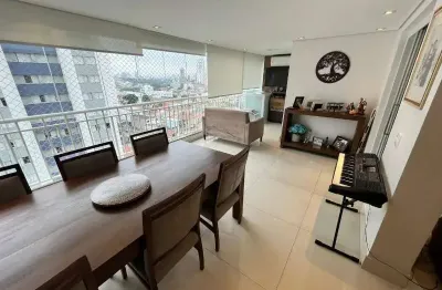 Apto a venda no tatuapé, 122 m², semi mobiliado, terraço gourmet, 03 vagas !!