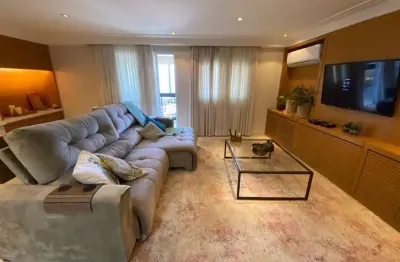 Apto a venda no jd anália franco, semi mobiliado, 128m², terraço gourmet !!