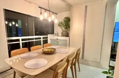 Apto no jd anália franco, mobiliado, andar alto, terraço gourmet !!