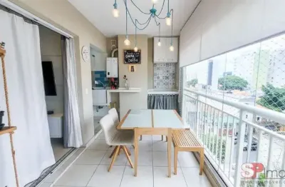 Apto a venda no belenzinho, 02 dormitórios, terraço gourmet, 01 vaga !!