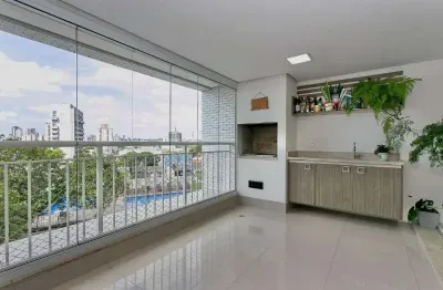 Apto a venda no tatuapé, semi mobiliado, 106m², terraço gourmet, 02 vagas !!