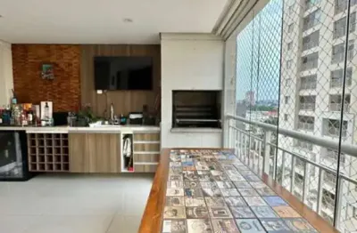 Lindo apto a venda no tatuapé, semi mobiliado, terraço gourmet, condomínio clube !!