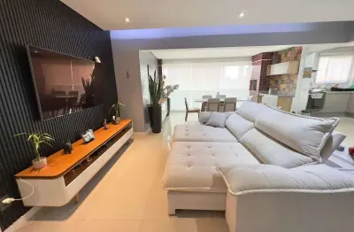 Apto a venda no tatuapé, 134m², 03 suítes, 03 vagas, terraço gourmet, mobiliado !!