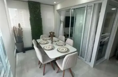 Apto a venda no tatuapé/anália franco, mobiliado, 02 vagas, terraço gourmet !!