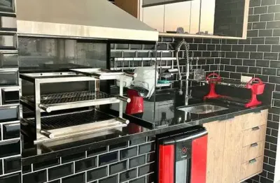 Apto próximo ao shop. anália franco, mobiliado, 109m², terraço gourmet, 02 vagas !!