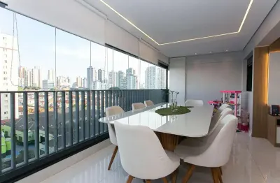 Apto próximo ao parque do piqueri e metrô tatuapé, terraço gourmet, 02 vagas !!