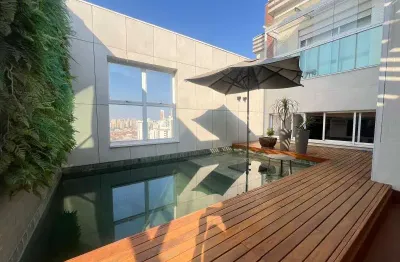 Cobertura duplex a venda no jd anália franco, 04 dormitórios, 02 suítes, 06 vagas + deposito !