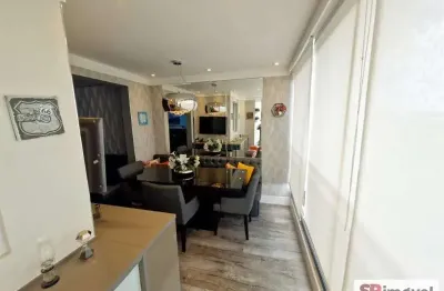 Apto próximo ao parque do piqueri, andar alto, semi mobiliado, 02 vagas !!