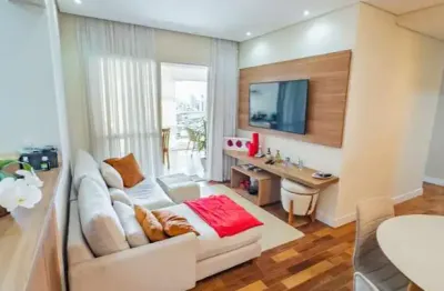 Apto no tatuapé, mobiliado, andar alto, 02 vagas, terraço grill!