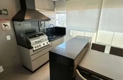 Apto no tatuapé, mobiliado, terraço gourmet, 03 vagas + depósito !!