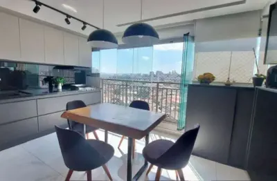 Apto a venda no tatuapé, andar alto, mobiliado, terraço gourmet, 02 vagas !!