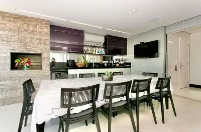 Apto no tatuapé, andar alto, terraço gourmet, 03 suítes, 04 vagas !!