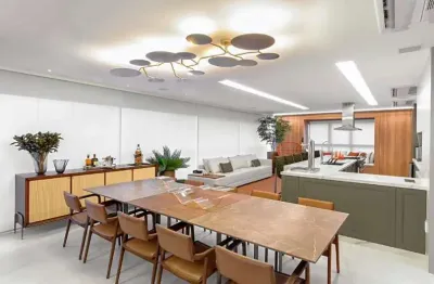 Apto de alto padrão, tatuapé, mobiliado, 04 suítes, 05 vagas, terraço gourmet  !!