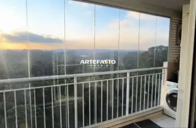 Apartamento mobiliado com 2 dormitírios com suítes e 1 vaga