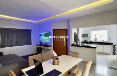 Casa com 3 dormitórios no bairro residencial palermo em franca/sp