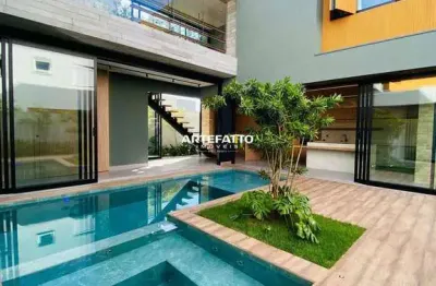 Casa de condomínio, no residencial olivito, em franca, com 4 suítes.