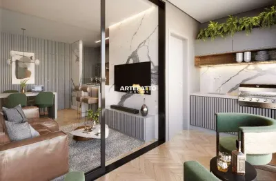 Apartamento de alto padrão com quadra de tênis no jardim em santo andré