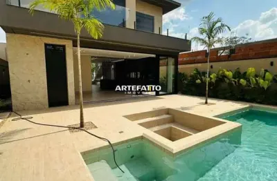 Casa de condomínio à venda, no villa di capri, em franca, com 4 suítes, 360m²