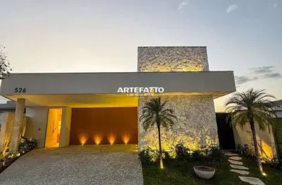 Casa de condomínio à venda, no residencial olivito, em franca, com 3 suítes