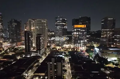 O apartamento, com 93m² , 2 quartos (podendo fazer 3) com , 2 vagas