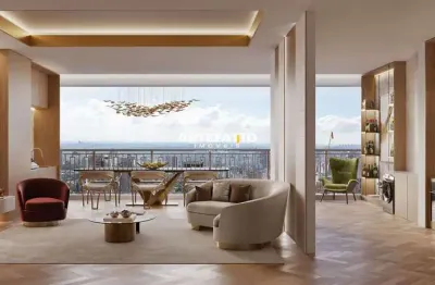 Apartamento a venda no centro de ubatuba com 2 suítes, lavabo e 1 vaga