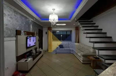 Sobrado com 3 dormitórios à venda, 262 m² por r$ 860.000,00 - cidade kemel - são paulo/sp