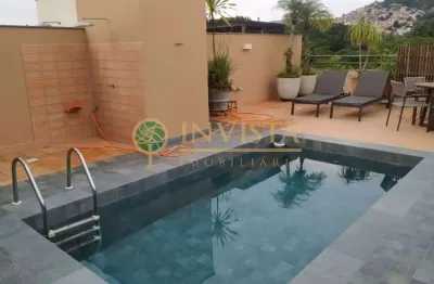 Terraço com piscina, área gourmet com churrasqueira,, semi mobiliado e 3 quartos à venda na agronômica.