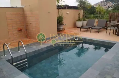 Terraço com piscina, área gourmet com churrasqueira,, semi mobiliado e 3 quartos à venda na agronômica.